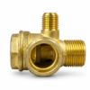 Brass Multi-Port Plumbing Fitting CHEQUE COMPACTO COMPRESOR