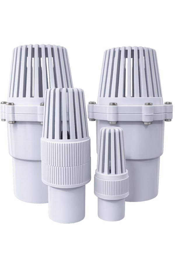 VALVULA DE PIE GRANADA PVC
