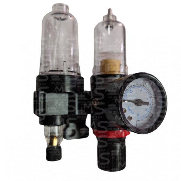 Filtro regulados Aire dos botellas media