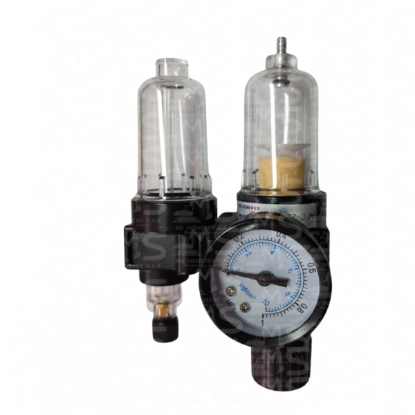 Filtro regulados Aire dos botellas media