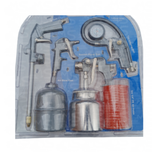 Juego de tres pistolas (1) JGO PISTOLA NEUMATICA W-2000