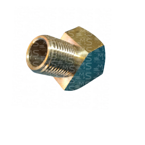 Racor B-124 45° Bronce