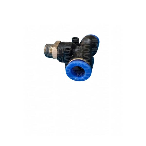 Racor Tee Macho Pretolok Metalico