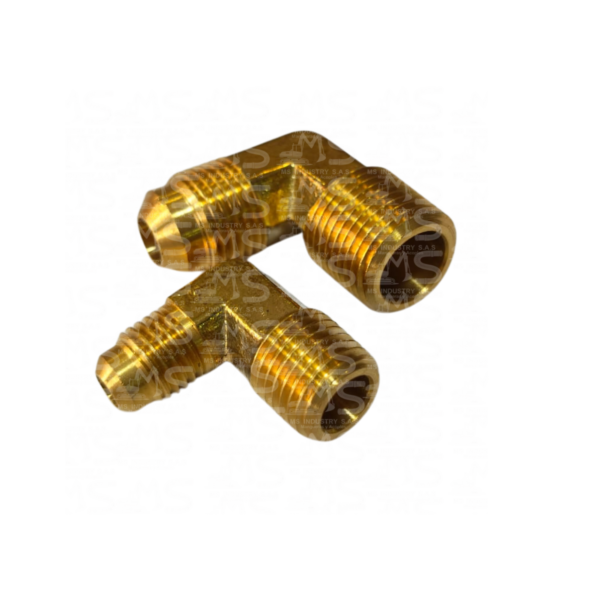 Racor B-49 Bronce 90°  (venta por unidad)