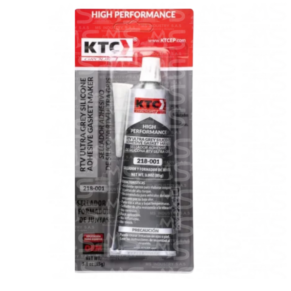 Silicona Gris Sellador Adhesivo Ultra GREY - RTV 85GR