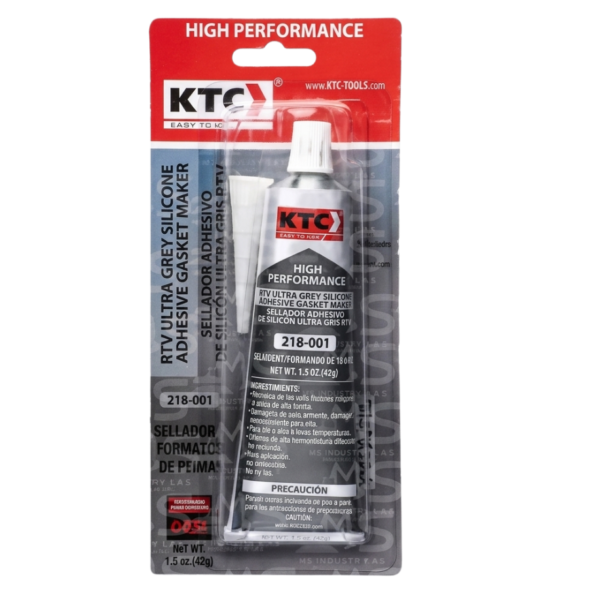 destornillador (7) Silicona Gris Sellador Adhesivo Ultra GREY - RTV 85GR