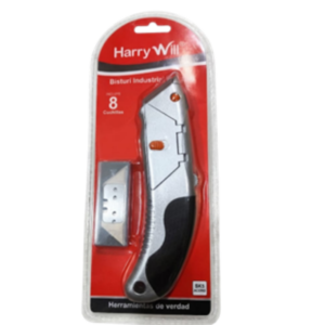 Bisturí IND Retractil 8 Cuchillas HARRY WILL